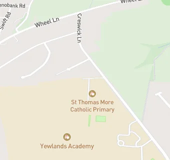 map for St Thomas More Catholic Primary School