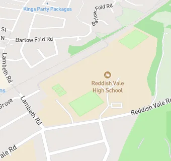 map for Reddish Vale High School