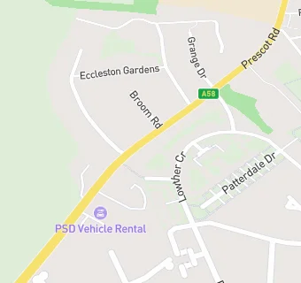 map for Eccleston Hill Wines