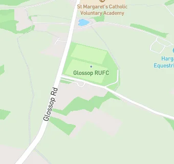 map for Glossop Rugby Club