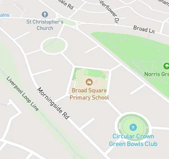 map for BROAD SQUARE INFANTS SCHOOL