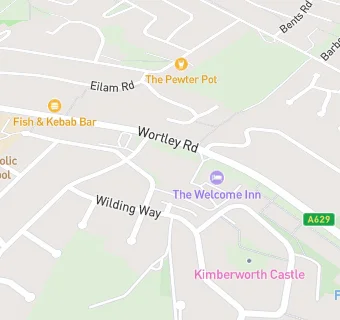 map for The Welcome Inn Hotel