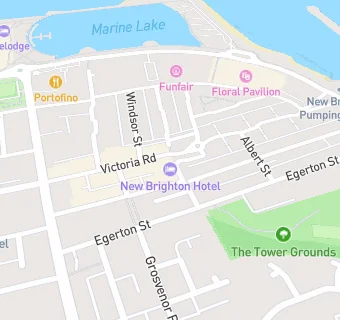 map for The New Brighton Hotel