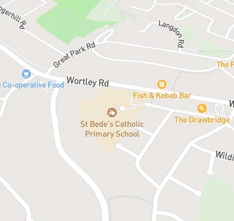 map for St Bede's Catholic Primary School