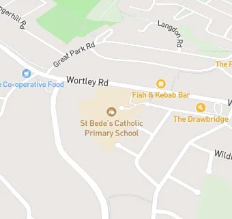 map for St. Bede's Primary School Breakfast Club