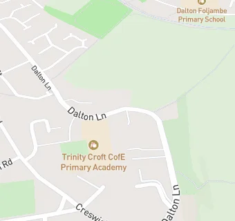 map for Trinity Croft C of E