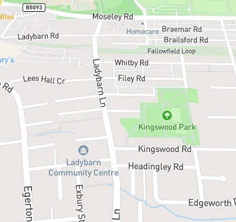 map for Fallowfield Medical Centre