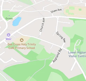 map for Gee Cross Out Of School Club