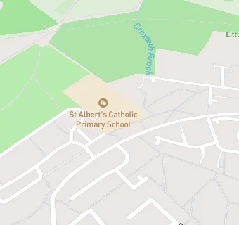 map for St Albert's Catholic Primary School