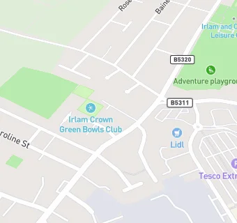 map for Irlam Steel Rec. & Soc. Club