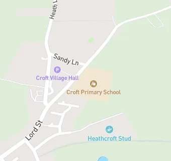 map for Croft Primary School