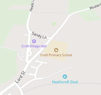 map for Croft Primary School & Tiny Acorns Nursery