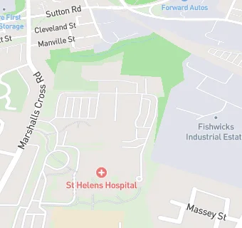 map for Spice of Life - St Helens Hospital