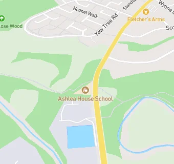 map for Ashlea House School