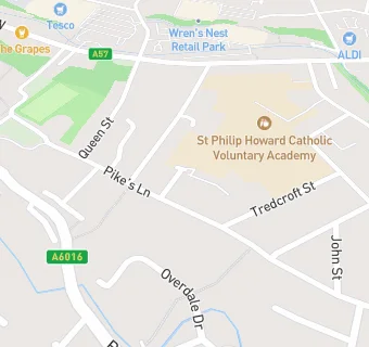 map for Whitfield St James Primary School