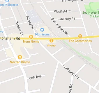 map for Corkland Road Medical Practice