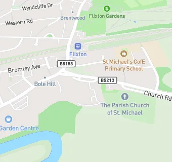 map for St Michael's Church Croft