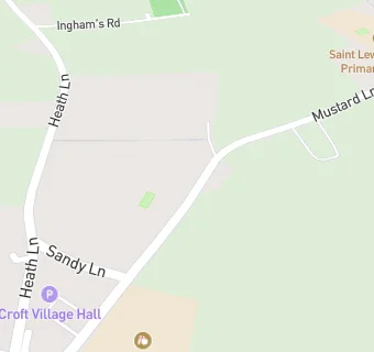 map for Croft Village Memorial Hall