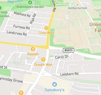 map for Subway Fallowfield