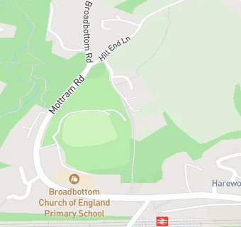 map for Broadbottom Cricket Club