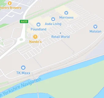 map for Nando's