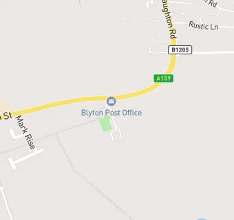 map for Blyton Ice Cream Ltd