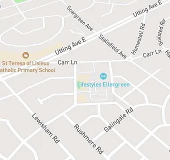 map for Ellergreen Out of School Club