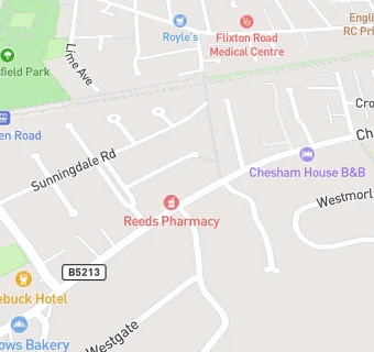 map for Reeds Chemist