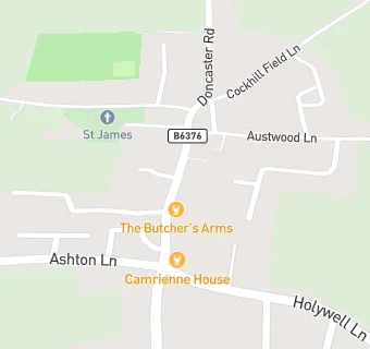 map for Butchers Arms