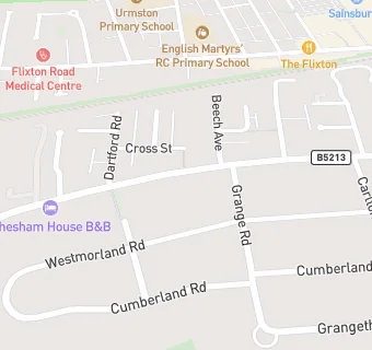 map for Faversham House Nursing Home