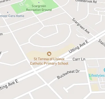 map for St Teresa of Lisieux Catholic Primary School