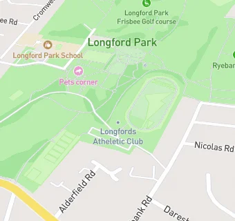 map for Longford Suite