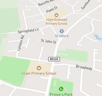 map for Irlam Primary School Kitchen