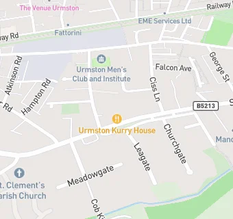 map for Urmston Kurry House