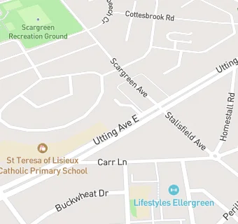 map for St Teresa's Catholic Infant School