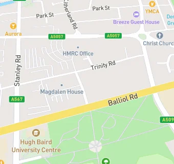 map for Bootle Provincial Club