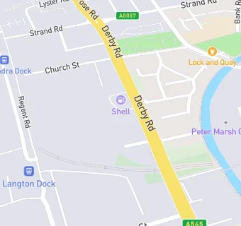 map for Shell Garage