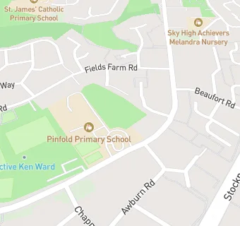 map for Pinfold Primary School