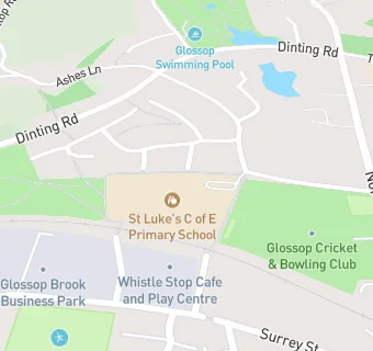 map for St Luke's CofE Primary School