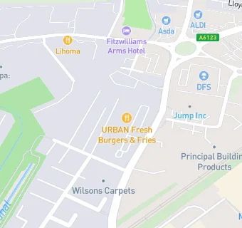 map for URBAN Fresh Burgers & Fries