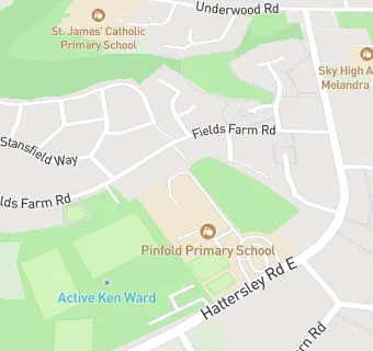 map for Compass Group (UK) Ltd At Pinfold Primary School