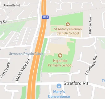 map for Highfield Primary School