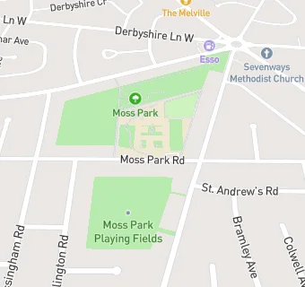 map for Moss Park Primary School