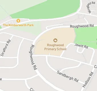 map for Roughwood Primary School