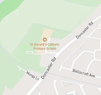 map for St Gerard's Catholic Primary School