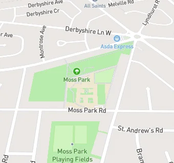 map for Moss Park Infant School