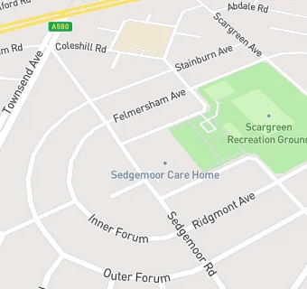 map for Sedgemoor Care Home