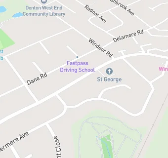 map for St Georges Centre