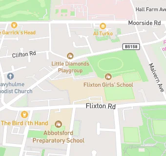 map for Flixton Girls' High School