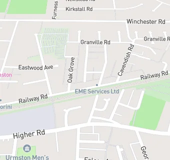 map for Urmston Takeaway